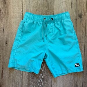 Billabong Turquoise Drawstring Swim Shorts